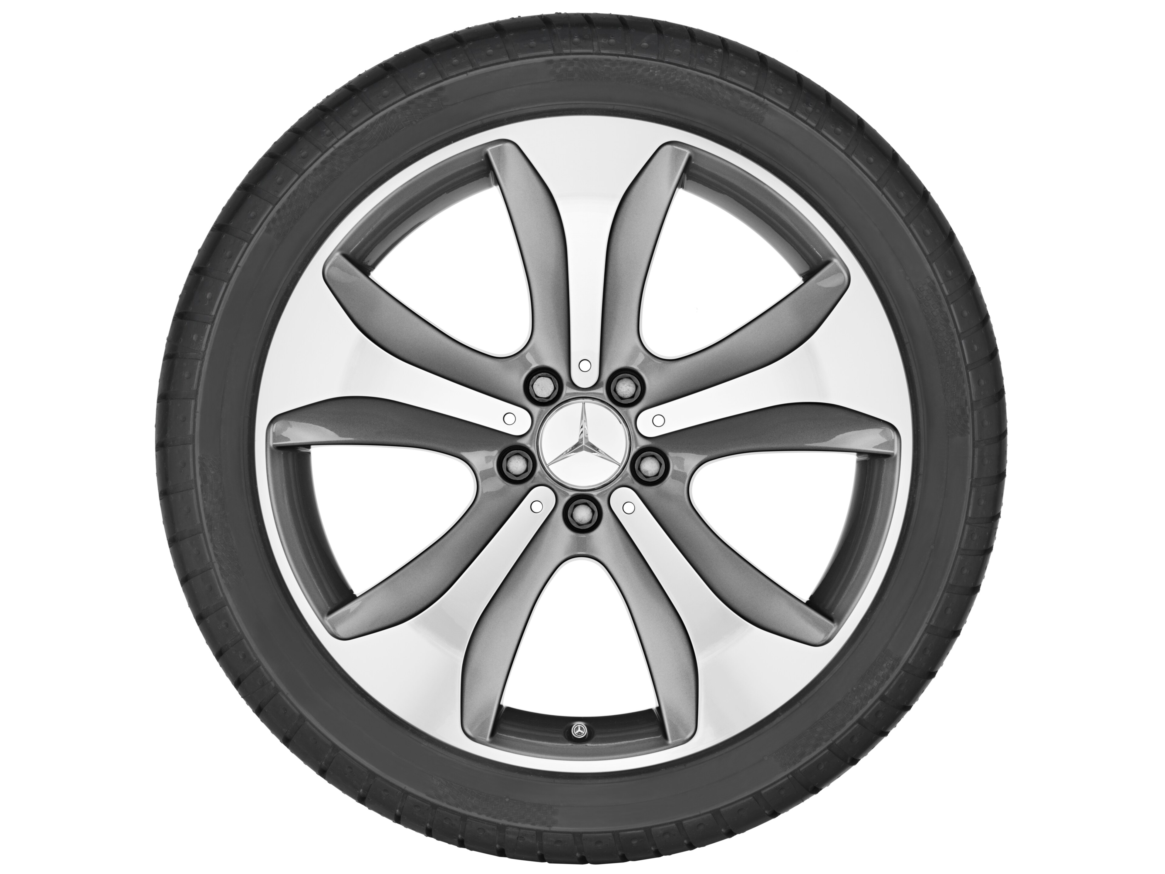 5-spoke wheel, 48.3 cm (19-inch), High-sheen finish - 8,5 J x 19 ET 36, tremolite metallic, high-sheen