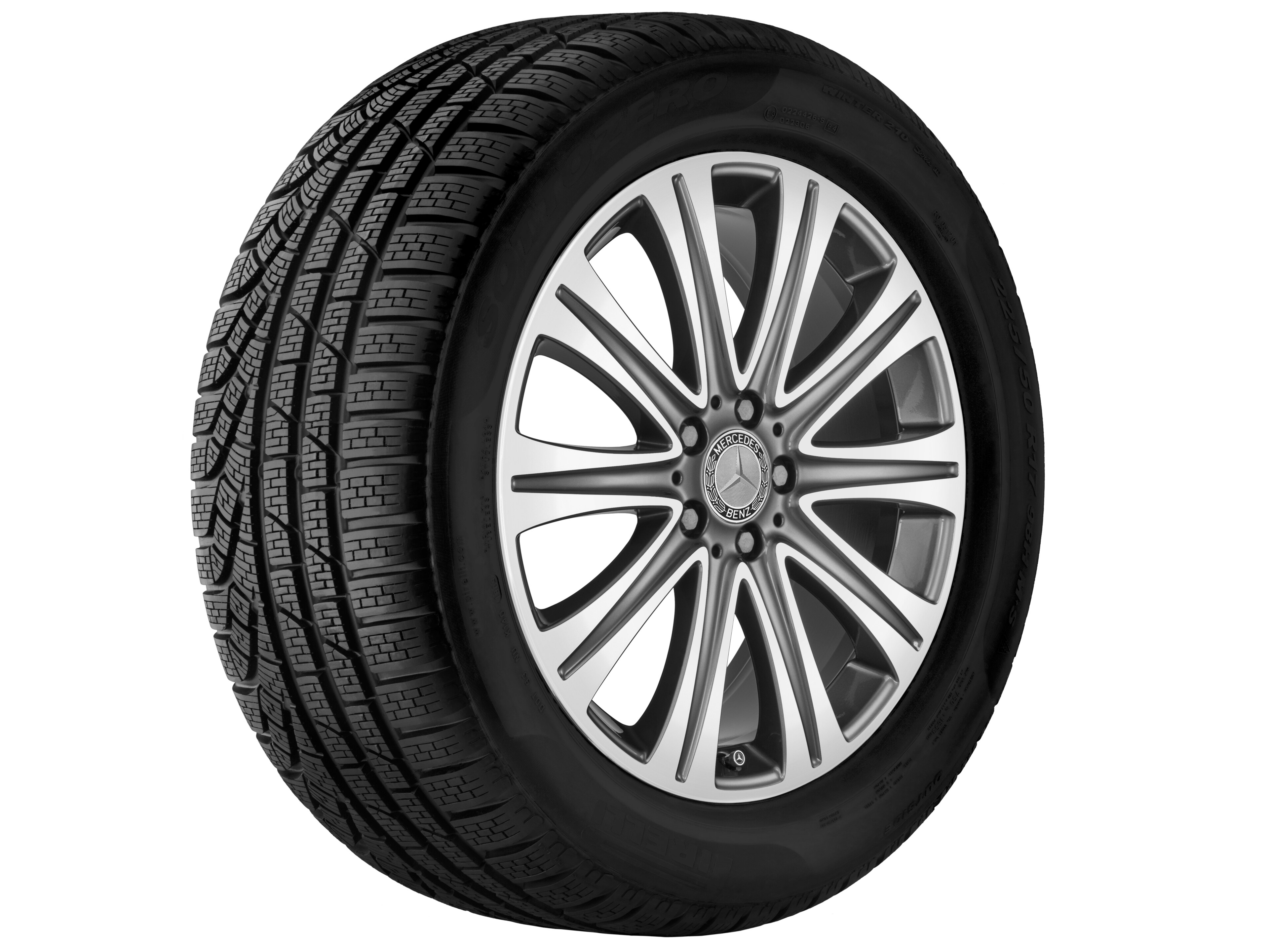 10-spoke wheel, 48.3 cm (19-inch) - 8 J x 19 ET 43, tremolite metallic, high-sheen