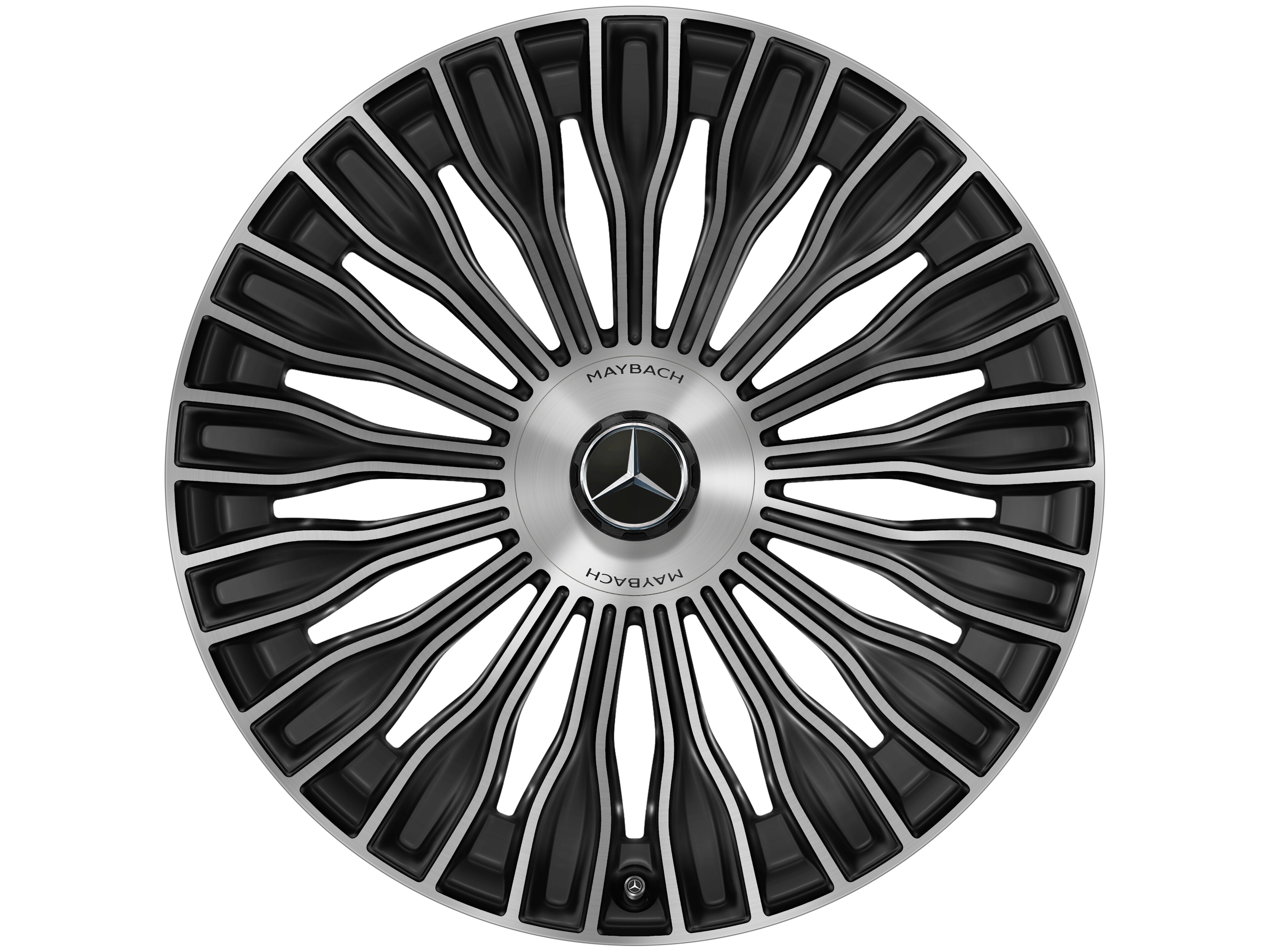 Multi-spoke wheel, 53.3 cm (21-inch) - 9 J x 21 ET 34,1, black, high-sheen