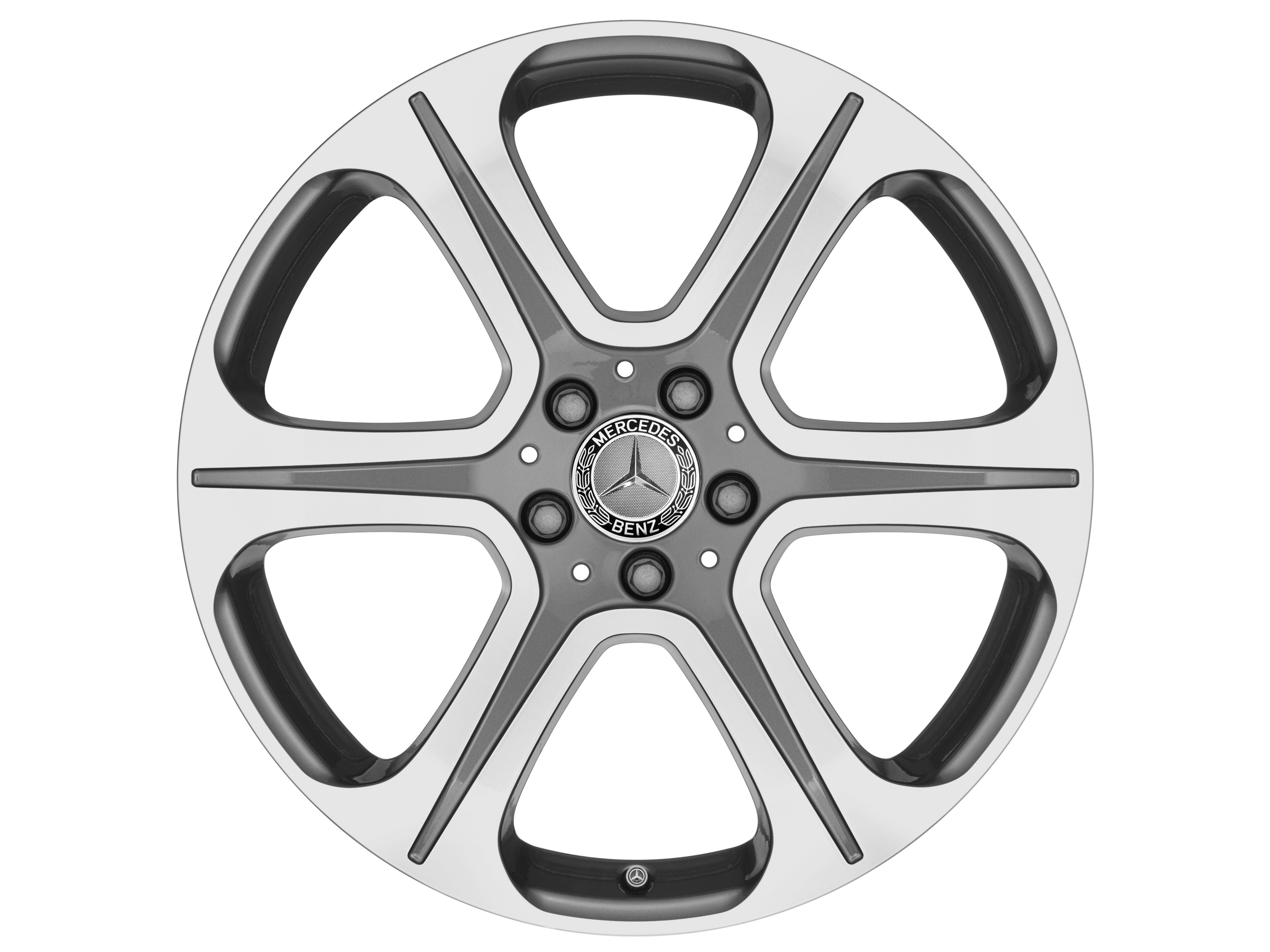 6-spoke wheel, 48.3 cm (19-inch), High-sheen finish - 8 J x 19 ET 43, tremolite metallic, high-sheen