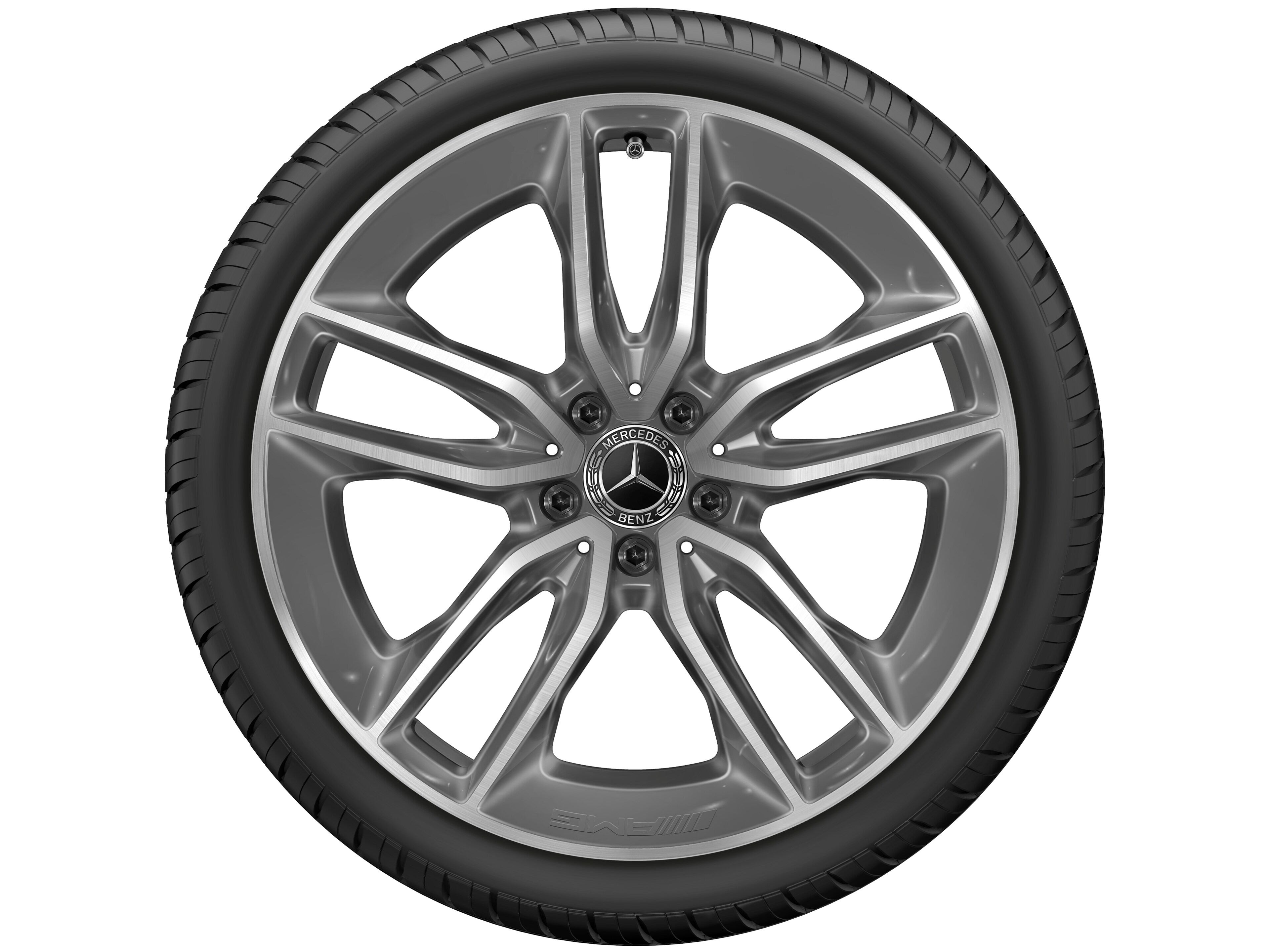 AMG 5-twin-spoke wheel, 50.8 cm (20-inch) - 9 J x 20 ET 28, tremolite metallic, high-sheen