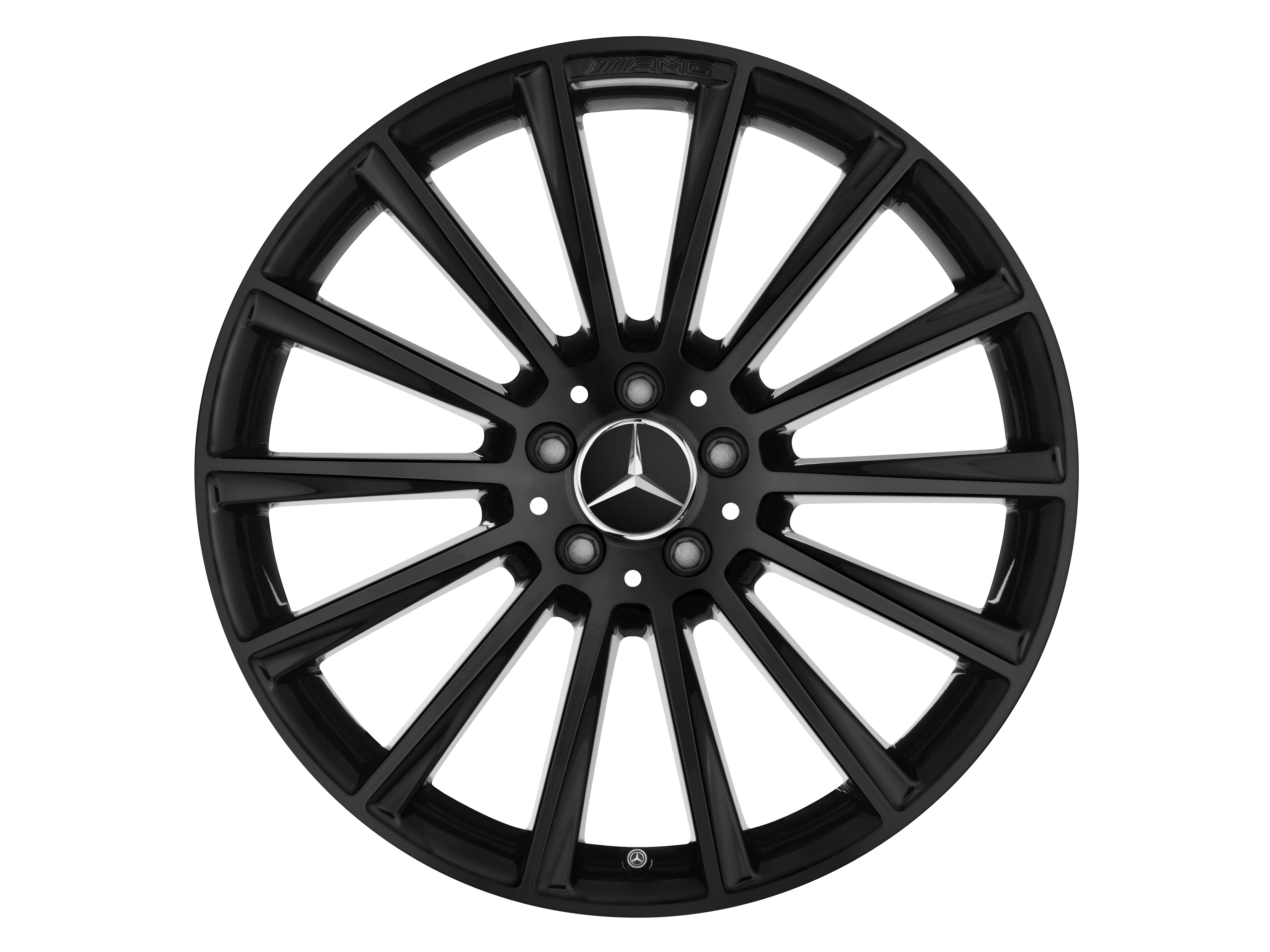 AMG multi-spoke wheel, 50.8 cm (20-inch), High-sheen rim flange - 9 J x 20 ET 28, black