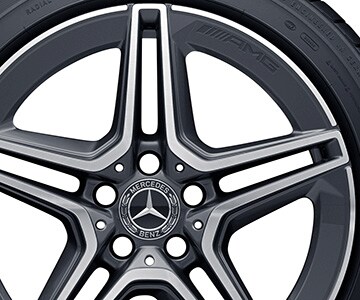 AMG 5-twin-spoke wheel, 45.7 cm (18-inch) - 8,5 J x 18 ET 49, tremolite metallic, high-sheen