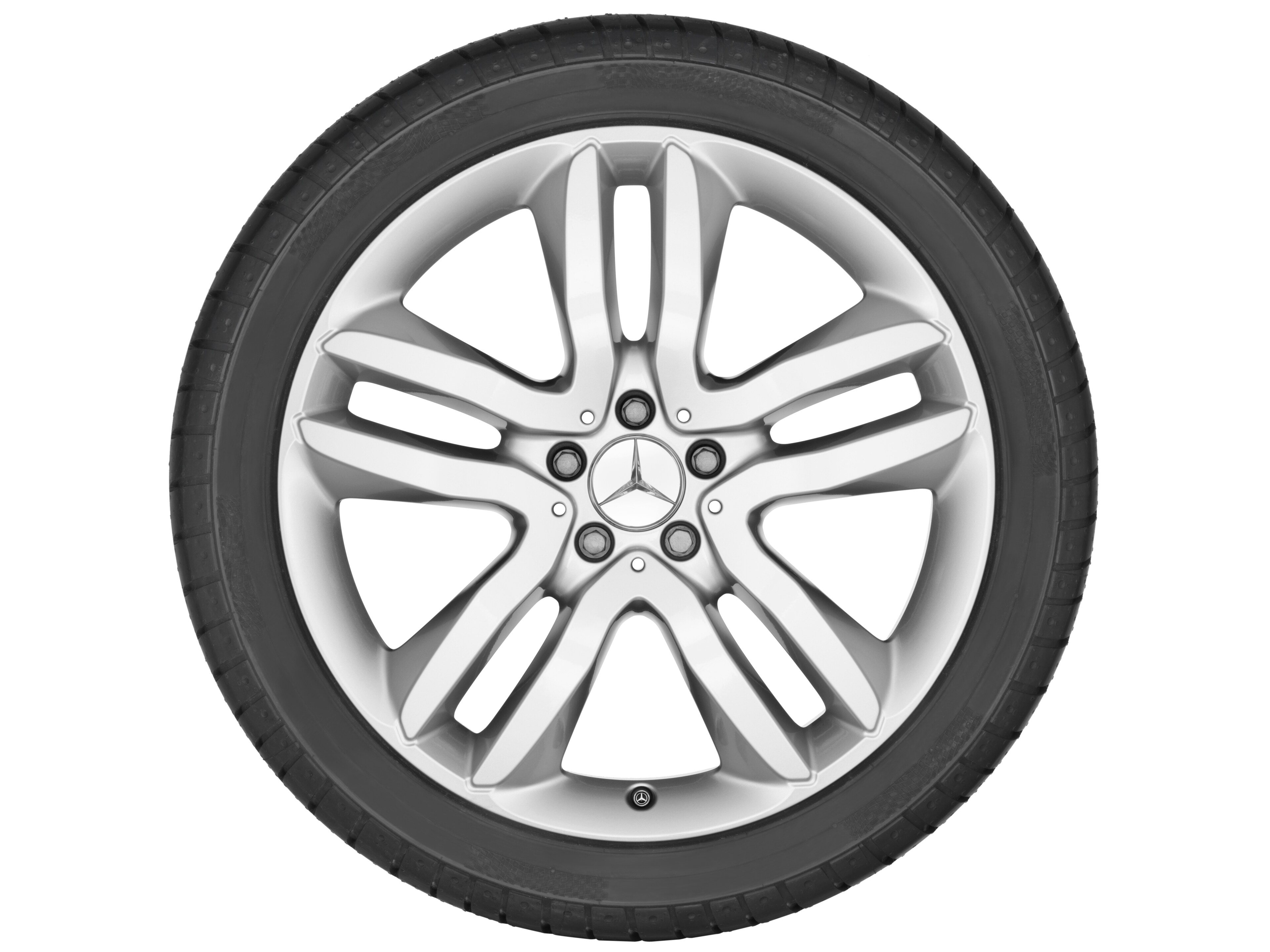 5-twin-spoke wheel, 50.8 cm (20-inch) - 8,5 J x 20 ET 62, titanium silver, painted