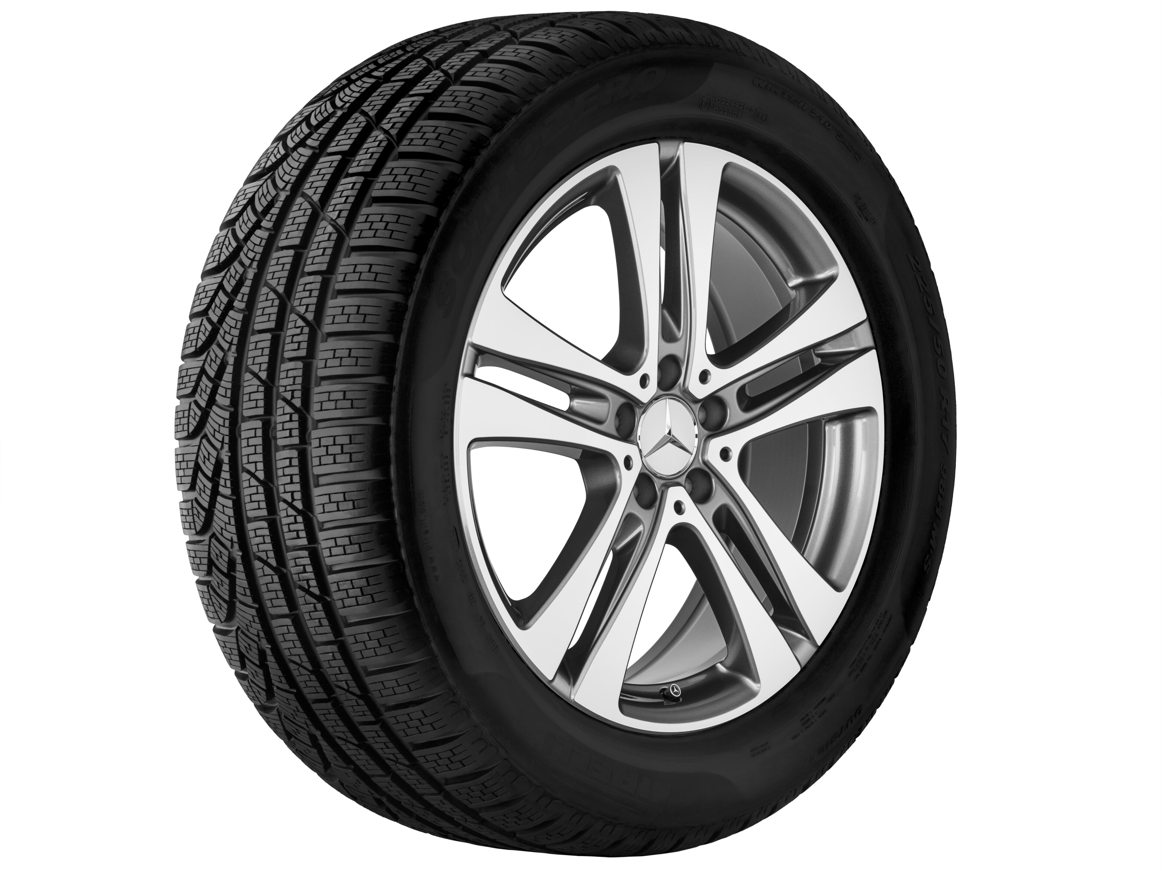 5-twin-spoke wheel, 48.3 cm (19-inch), High-sheen finish - 8,5 J x 19 ET 56,5, himalaya grey, high-sheen