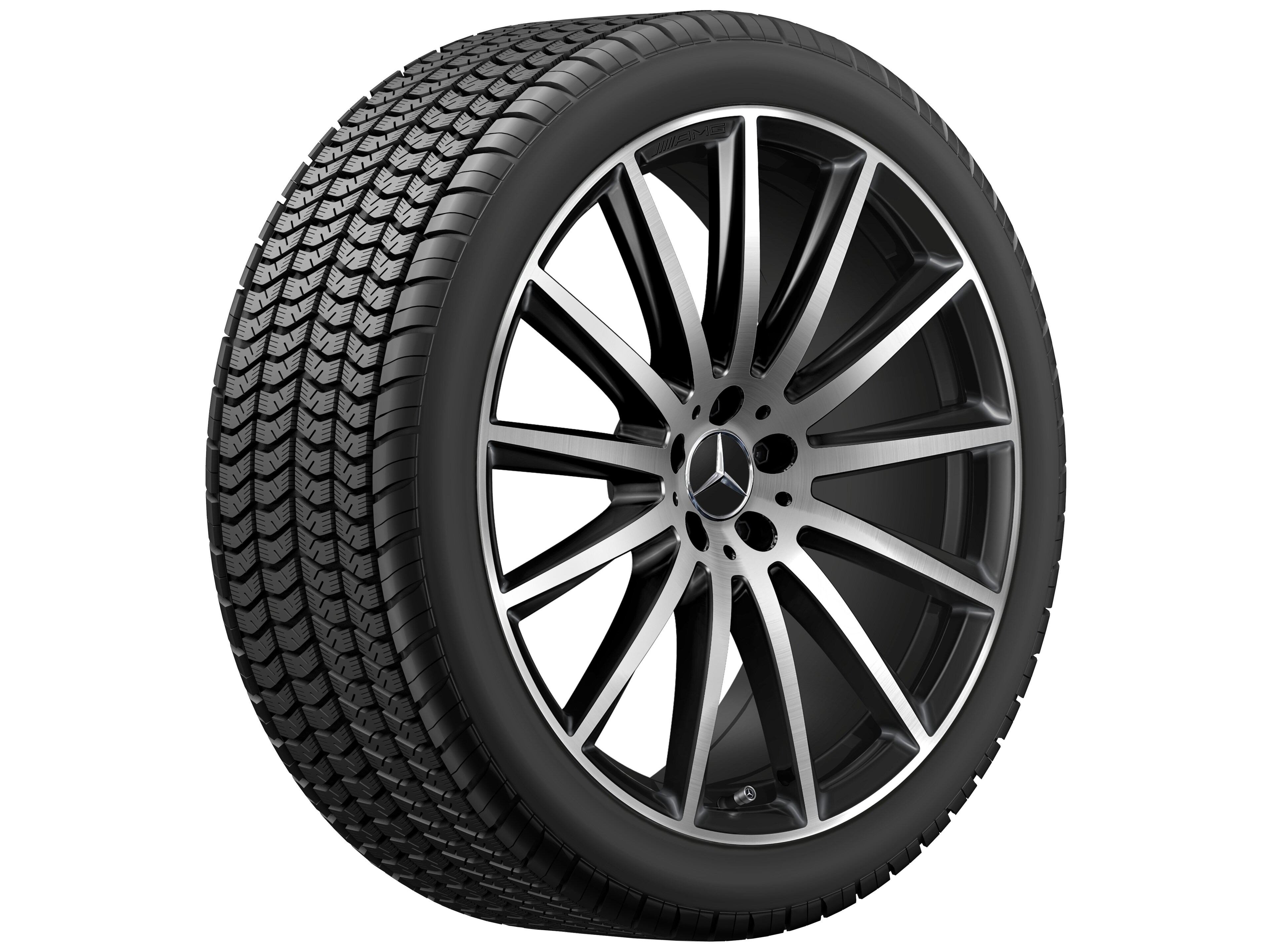 AMG multi-spoke wheel, 55.9 cm (22-inch) - 11,5 J x 22 ET 47, black