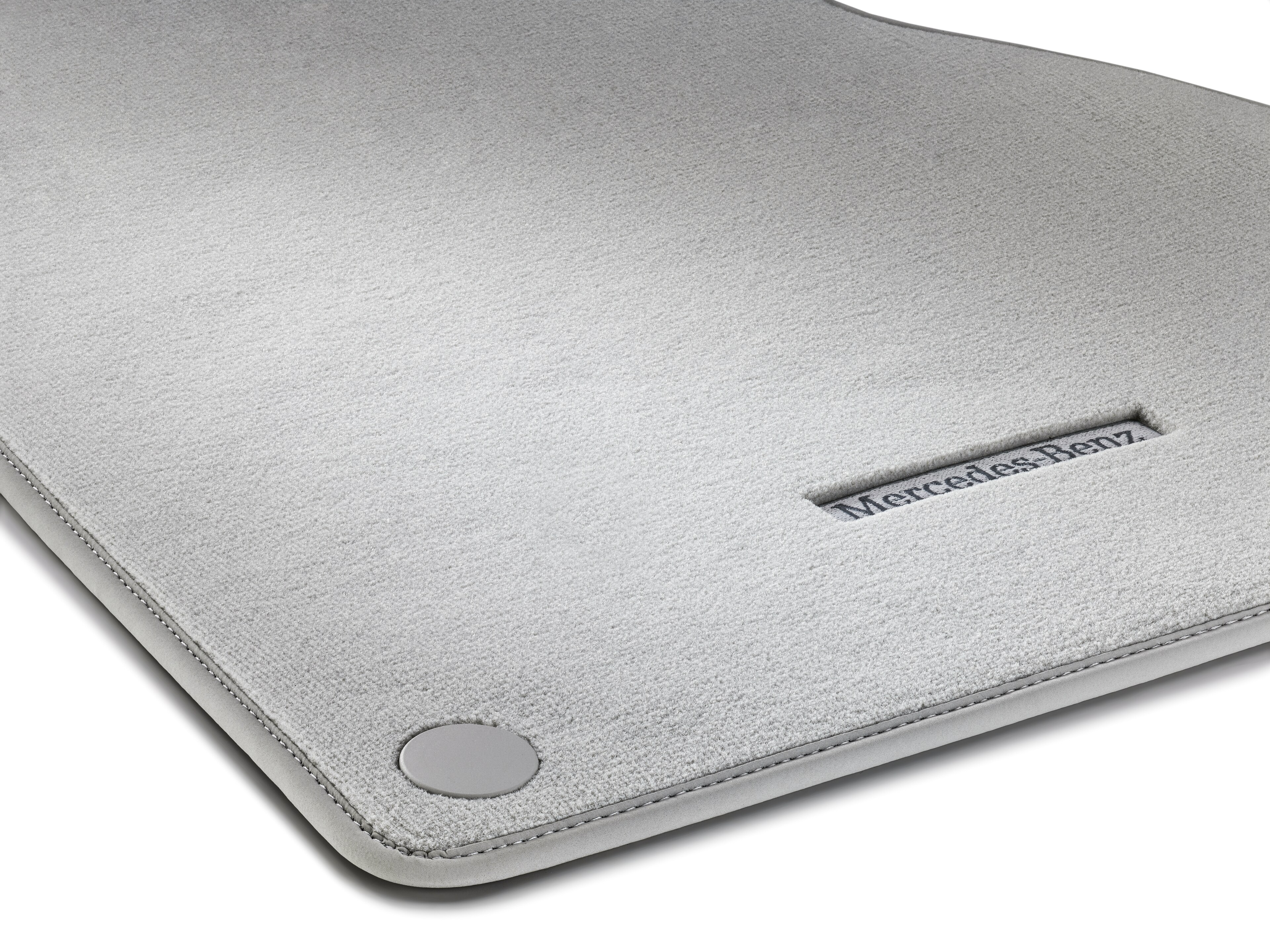 Velour floor mats CLASSIC, Set, Set of 4 - RHD, neva grey