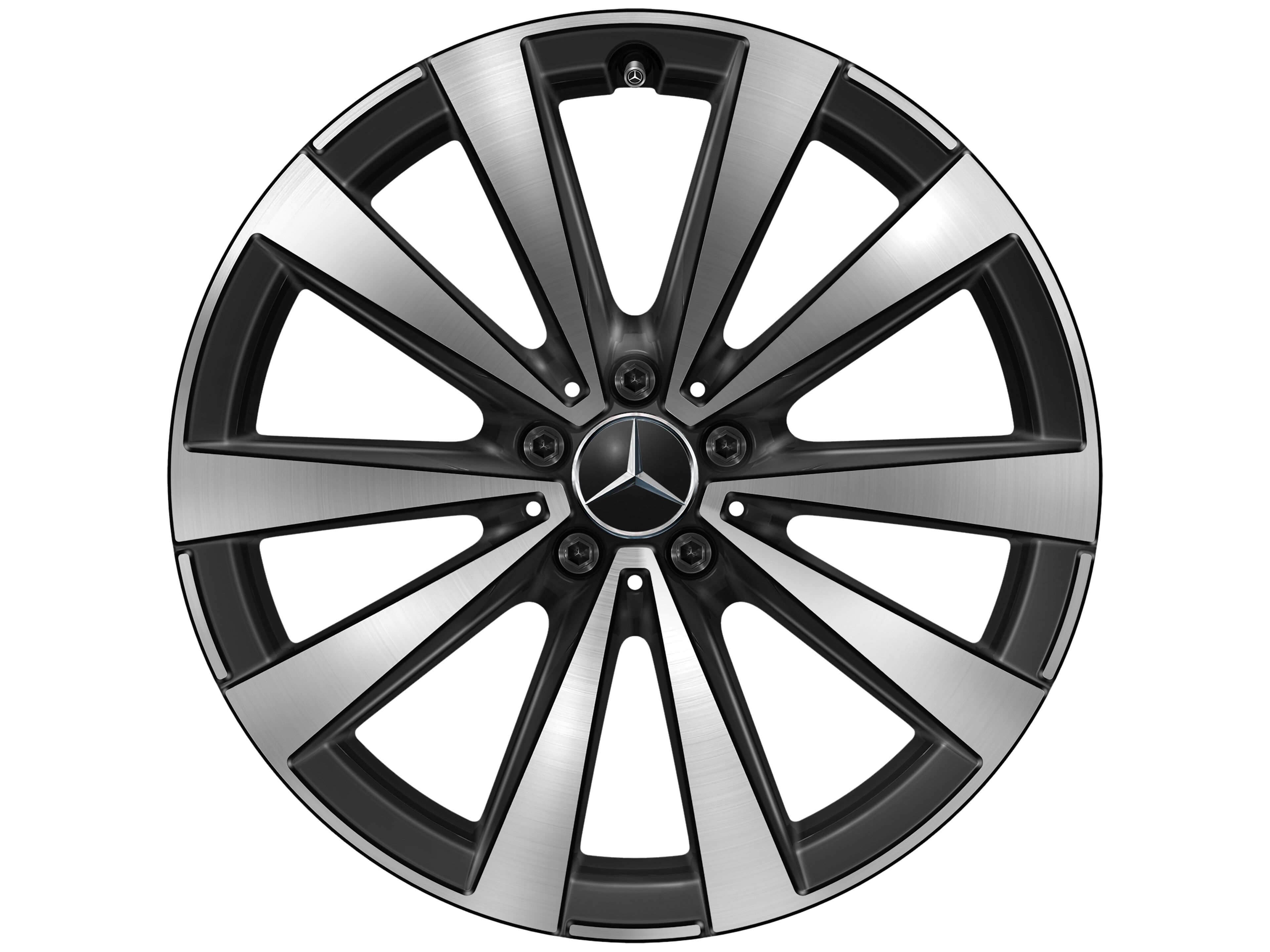 5-twin-spoke wheel, Aero, 50.8 cm (20-inch), High-sheen finish - 8,5 J x 20 ET 33, black, high-sheen