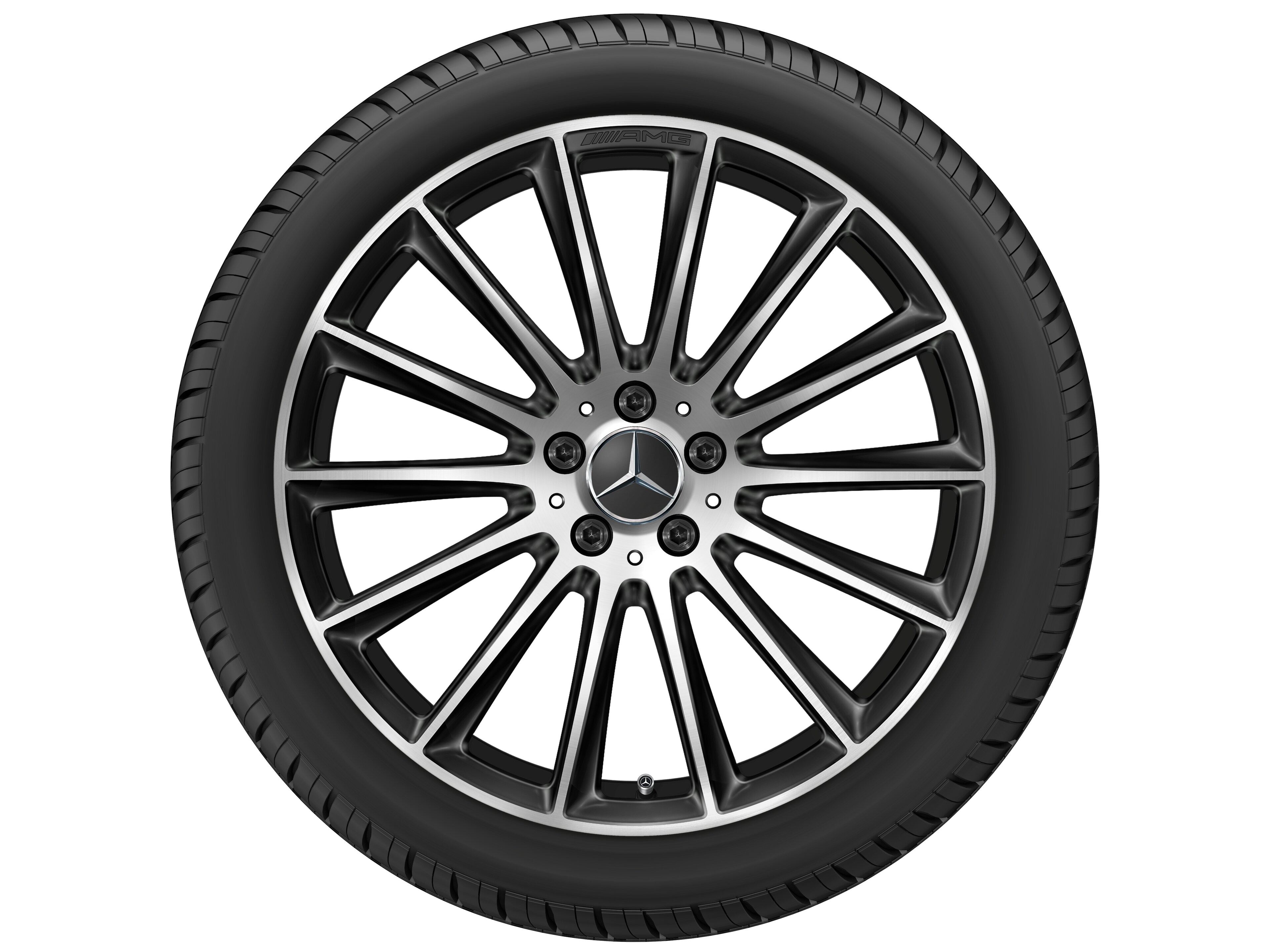AMG multi-spoke wheel, 50.8 cm (20-inch) - 9 J x 20 ET 34, black, high-sheen