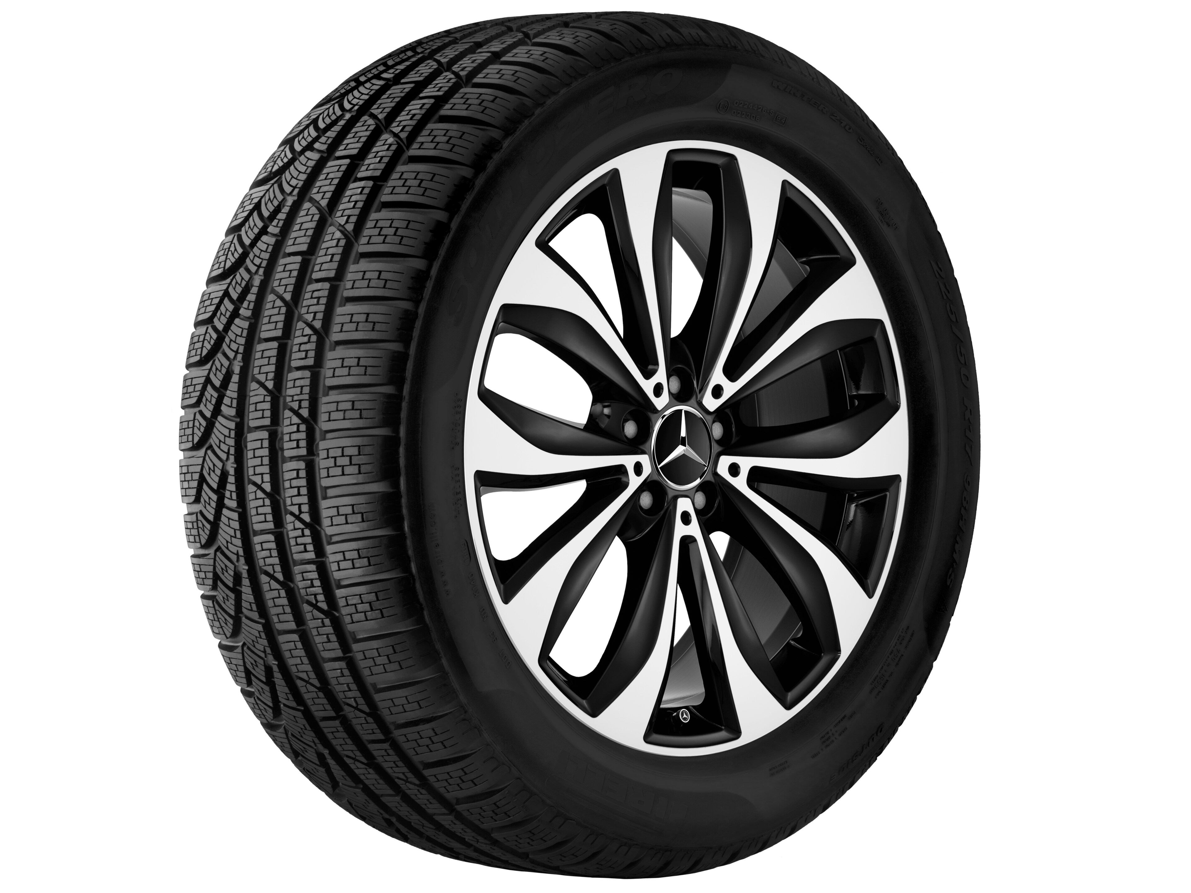 5-twin-spoke wheel, 50.8 cm (20-inch), High-sheen finish - 8,5 J x 20 ET 40, black, high-sheen