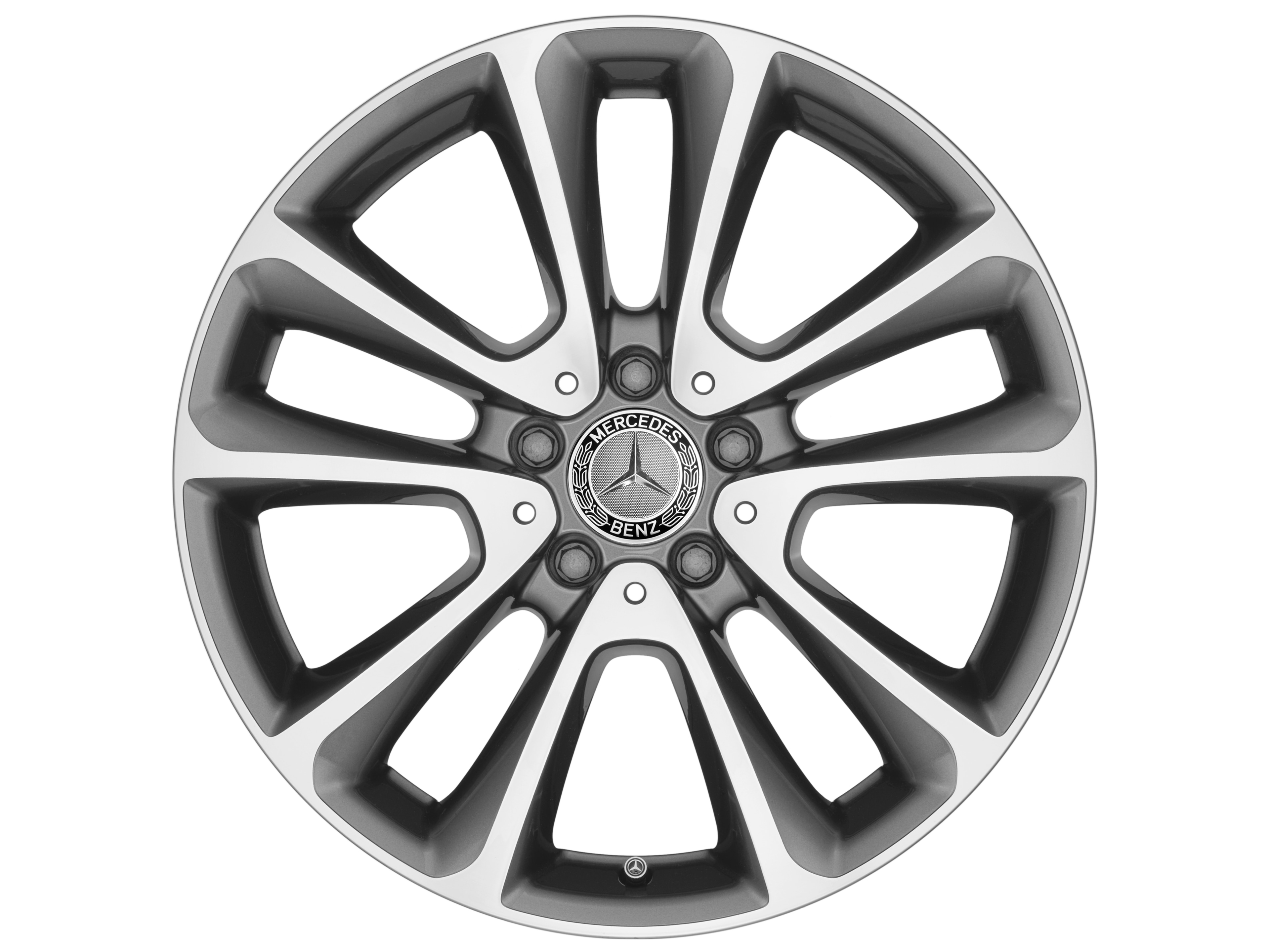 5-twin-spoke wheel, 45.7 cm (18-inch) - 8 J x 18 ET 43, tremolite metallic, high-sheen