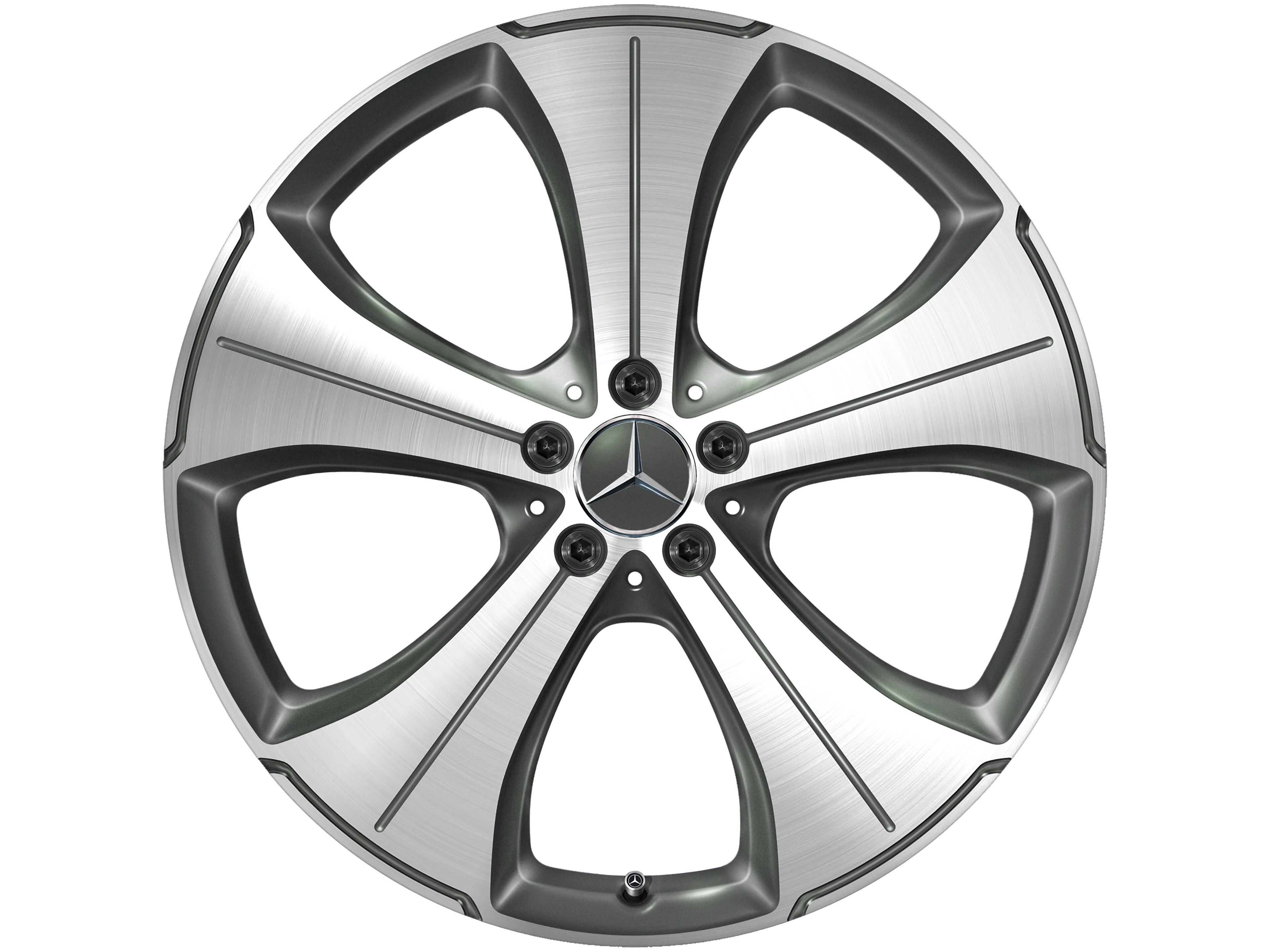 5-spoke wheel, 53.3 cm (21-inch), High-sheen finish - 10 J x 21 ET 62,5, himalaya grey, high-sheen