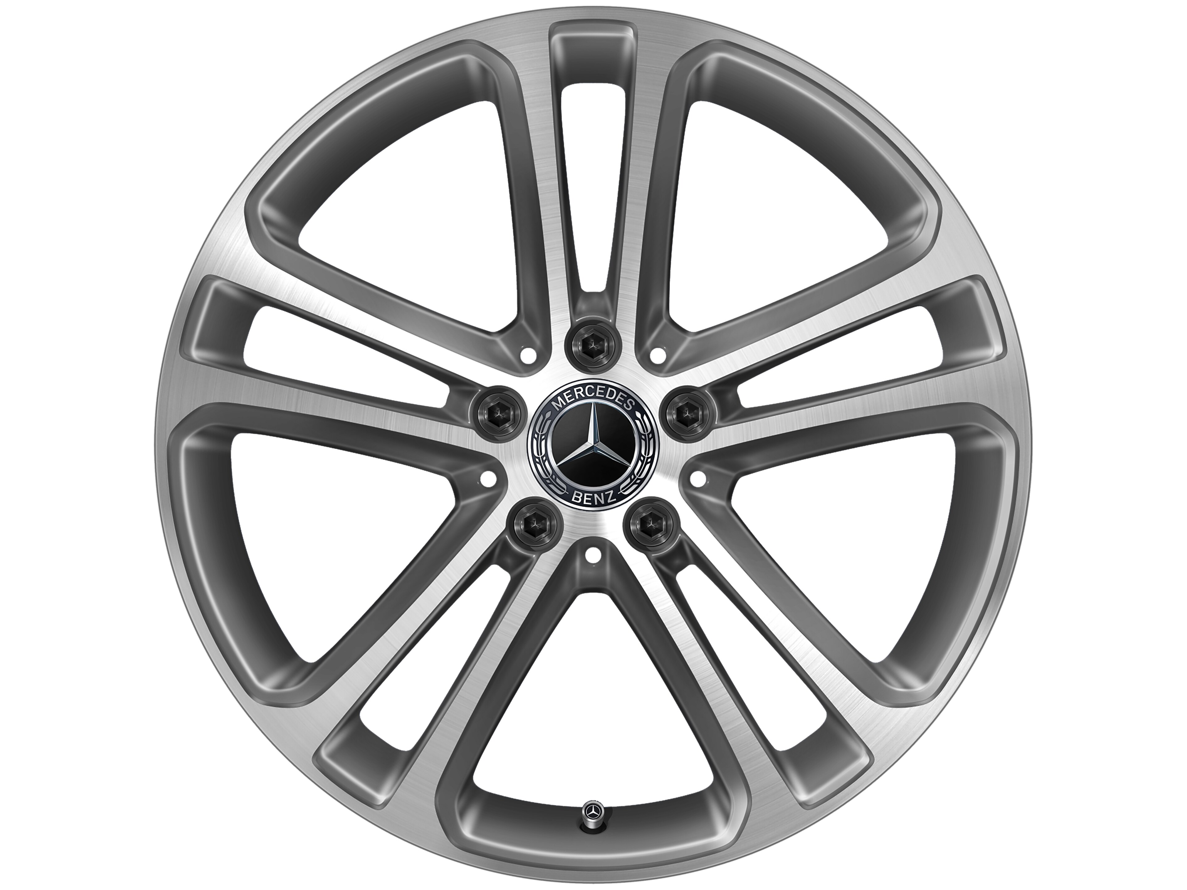 5-twin-spoke wheel, 45.7 cm (18-inch), High-sheen finish - 8,5 J x 18 ET 52, tremolite metallic, high-sheen
