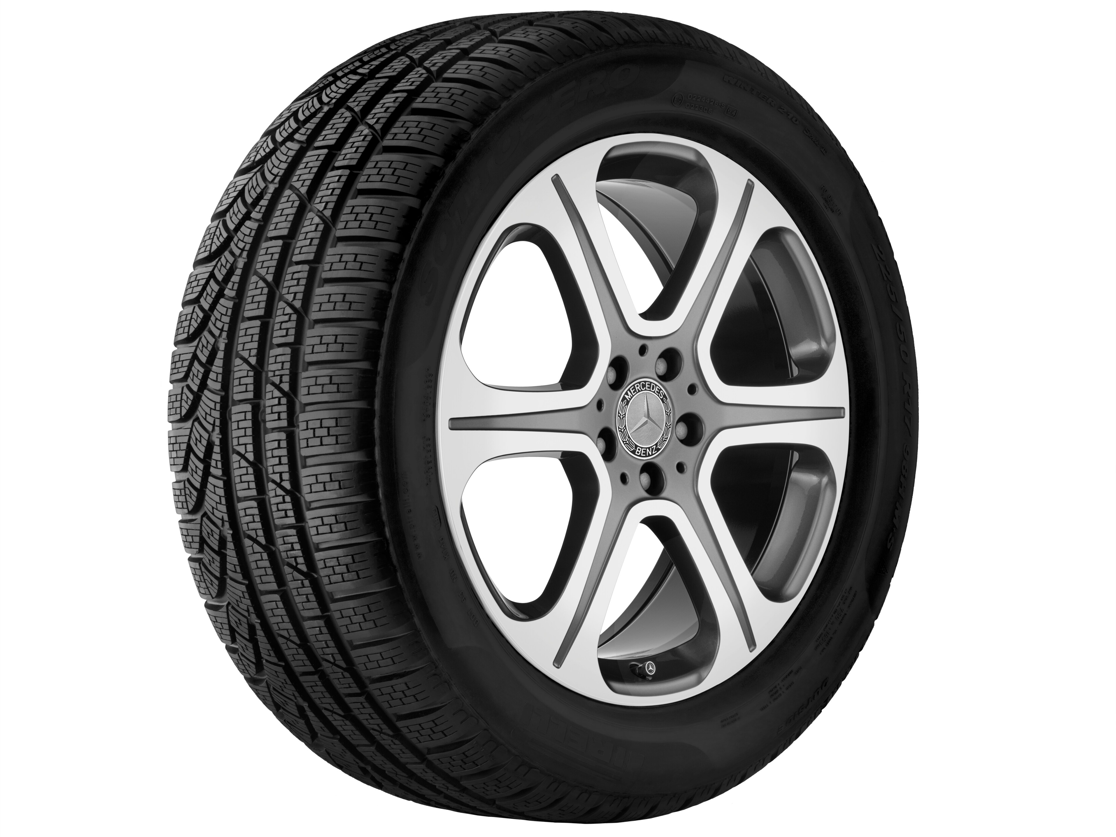 6-spoke wheel, 48.3 cm (19-inch) - 9 J x 19 ET 53, tremolite metallic, high-sheen