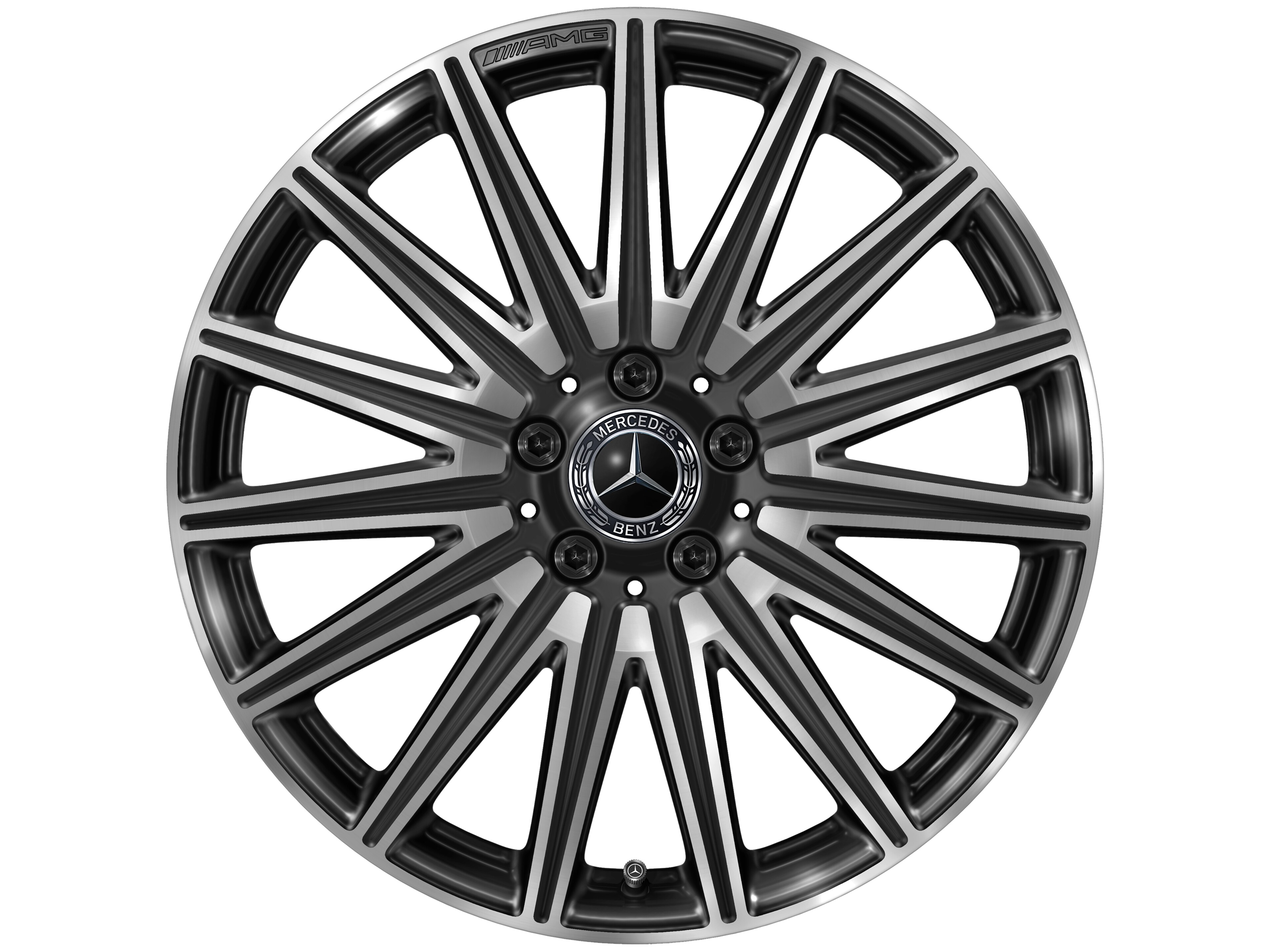 AMG light-alloy wheel, in multi-spoke design, 48.3 cm (19-inch) - 7,5 J x 19 ET 48,4, black