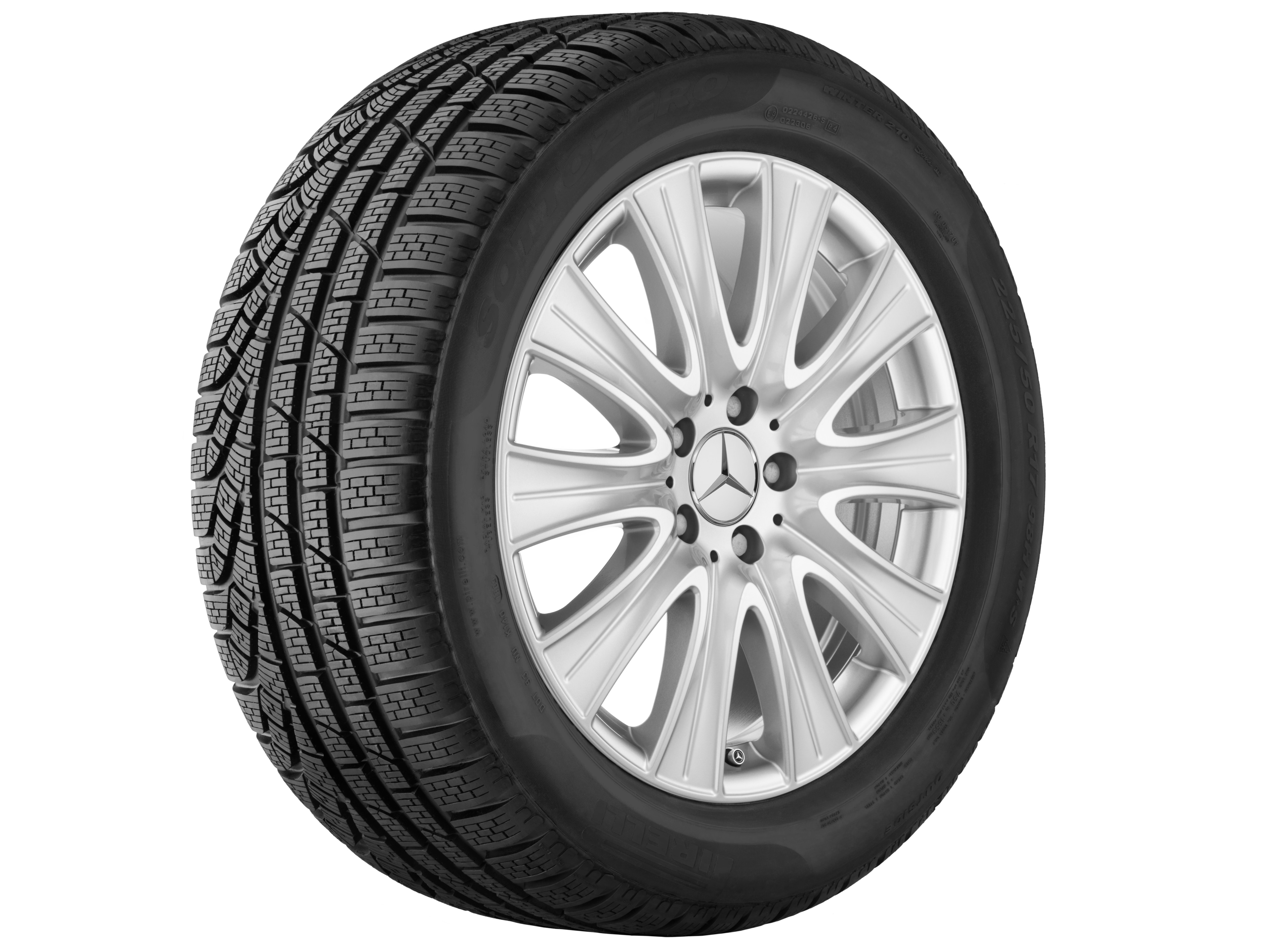 10-spoke wheel, 45.7 cm (18-inch) - 8,5 J x 18 ET 35,3, vanadium silver